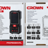 Boîte du télémètre laser CROWN CT44190 60 m, vues avant et arrière