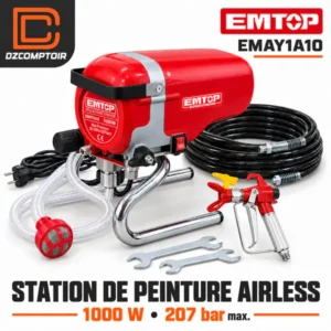 Station de peinture Airless EMTOP EMAY1A10 — 1000 W