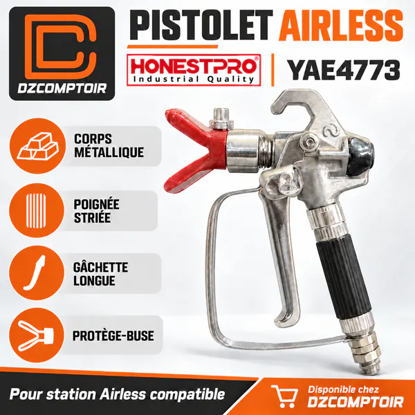 Pistolet de peinture Airless HONESTPRO YAE4773