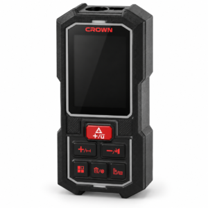 Télémètre laser numérique CROWN CT44190 60 m sur fond blanc
