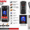 CROWN CT44095 TB : détection des métaux à 100 et 80 mm, des câbles à 40 mm et du bois à 38 mm
