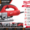 Milwaukee JSPE 135 TX – présentation Scie sauteuse Milwaukee JSPE 135 TX 750 W – caractéristiques et capacités de coupe
