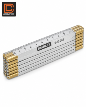 Mesure pliante aluminium STANLEY GRAVEMAT 0-35-365 10 sections
