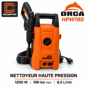 Nettoyeur haute pression ORCA HPW190 1200 W 100 bar maximum