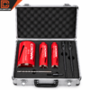 Coffret CROWN CAHC-WUS7 de 7 pièces, couronnes Ø38, Ø52 et Ø107 mm