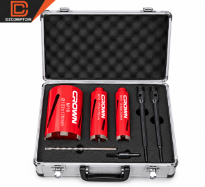 Coffret CROWN CAHC-WUS7 de 7 pièces, couronnes Ø38, Ø52 et Ø107 mm