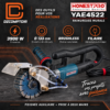 Rainureuse murale HONESTPRO YAE4522 — Brushless, 3900 W, Ø 133 mm