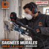 Rainureuse murale HONESTPRO YAE4522 — Brushless, 3900 W, Ø 133 mm