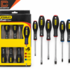 Jeu de 6 tournevis STANLEY FatMax 0-65-428, plats et Pozidriv